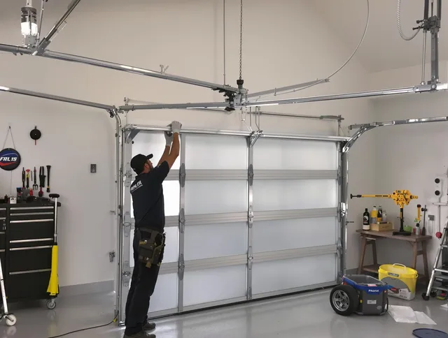 Hinesville Garage Door Repair certified team performing precision garage door installation in Hinesville