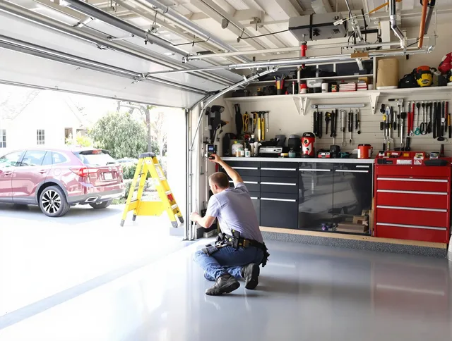 Local garage door repair service by Hinesville Garage Door Repair in Hinesville