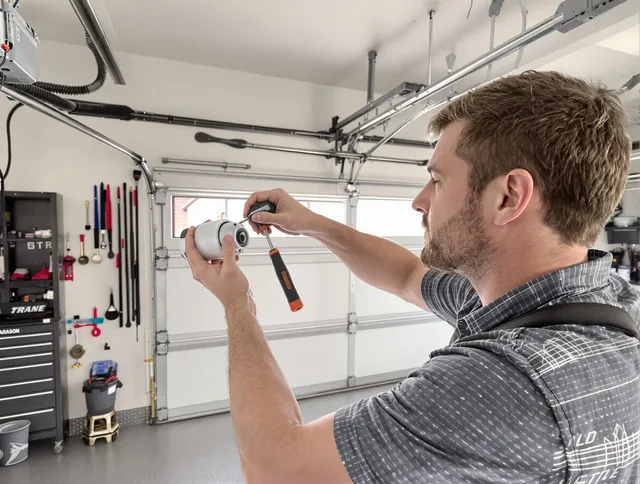 Garage door opener repair service by Hinesville Garage Door Repair in Hinesville