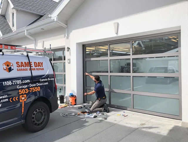 Same-day garage door repair service by Hinesville Garage Door Repair in Hinesville